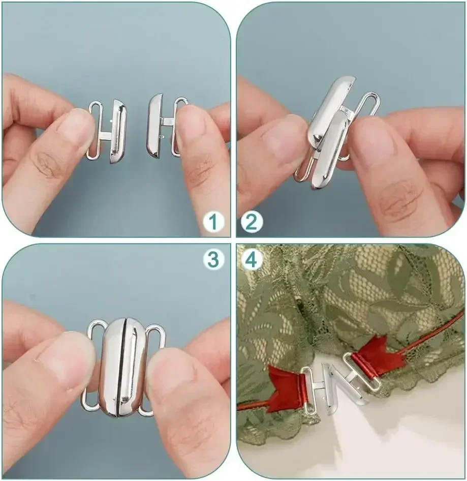 12 Sets 3 Colors Front Closing - Nursing Bra Clip 评论和价格