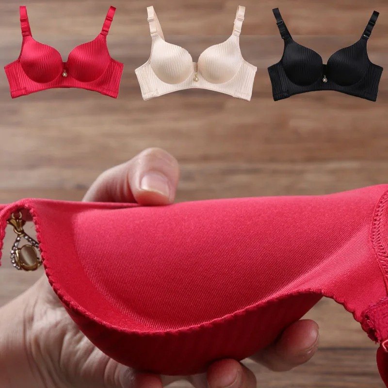 2024 New Girl's Thickened 8cm  - Minimizer Bra Women 评论和价格