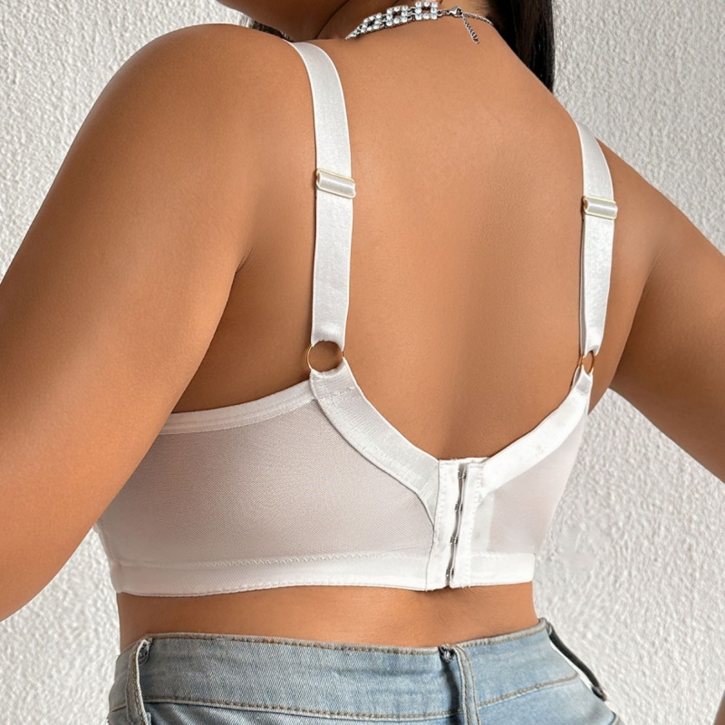 Women's Jacquard Mesh Lace Bra - Sheer Mesh Bra 评论和价格