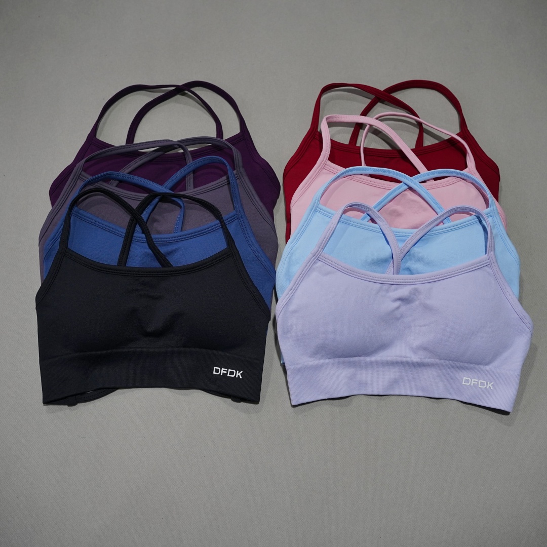 DFDK Ribbed Seamless Cross Bac - Underwire Bra Padded 评论和价格